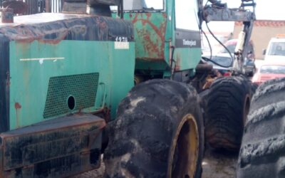 Procesadora forestal ossa motor volvo para despiece