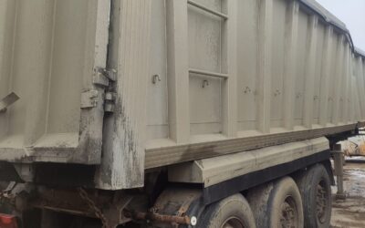 semirremolque bañera de aluminio 3 ejes suspension neumatica