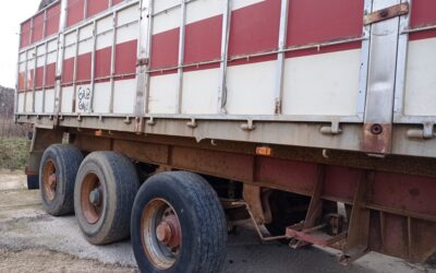 Caja semirremolque 3 ejes basculante