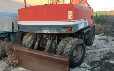 vendo retroexcavadora con ruedas