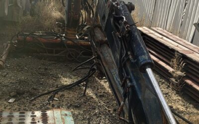 Grua desmontada forestal palmero pazos 8 m para montar en vehículo