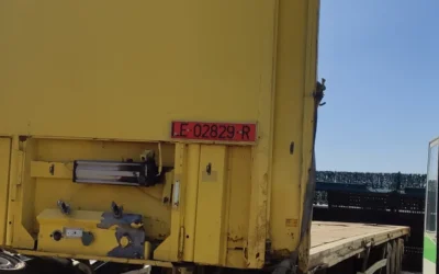 semirremolque con freno de tambor