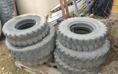 vendo estos neumaticos de carretilla todos 400€